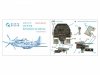Quinta Studio QDS-32145 P-51D Mustang 3D-Printed & coloured Interior on decal paper (Zoukei-Mura SWS) (Small version) 1/32